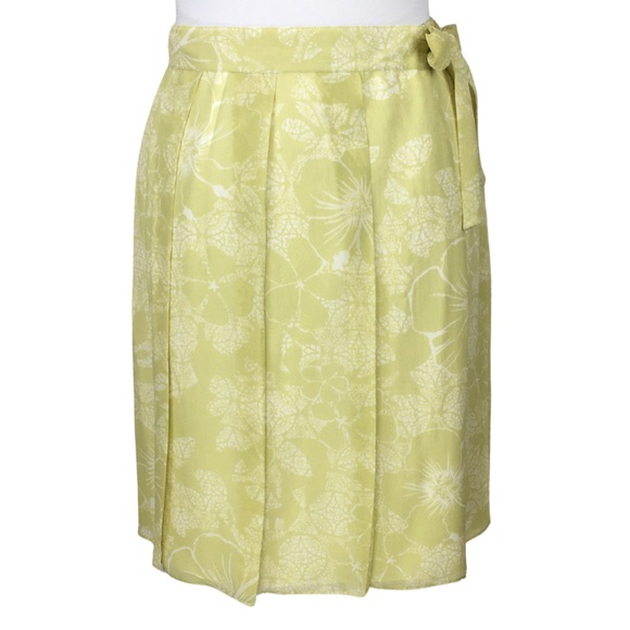 Tommy Bahama Dresses & Skirts - TOMMY BAHAMA Vintage Silk Pleated Floral Tropical Hawaiian Wrap Mini Skirt 4